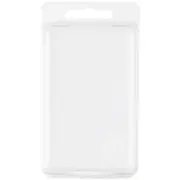 Collecting Warehouse Clear Plastic Clamshell Container, 3.69"H x 2.38"W x 1.25"D