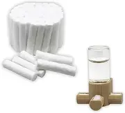 Daerky Jumping Spider Water Fountain Replacement Cotton roll, Absorbent Cotton Swab (50 Pieces)