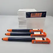 Illinois 3 Pens and 11 Notepads Set