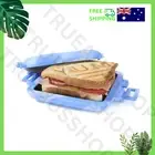 Blue Microwave 'YUM' Grill Toastie Maker Quick & Crispy Sandwiches Free Shipping