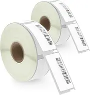 2 Rolls Dymo 99017 Compatible 12mm x 50mm File Folder Labels Roll for Dymo Labelwriter 320/400/450/4XL