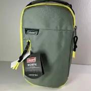 Coleman Morph 2 in 1 Soft Cooler Convertible Green Teal Yellow Black NWT