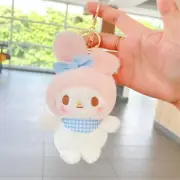 My Melody D Heart Plush Doll Bag Pendant Anime Stuffed Animals Toy Gift