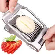 Heavy Duty Stainless Steel Slicer for Boiled Egg, Fruits, Butter, Cheese