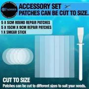 Pool Liner Patch Repair Kit | Transparent Air Mattress Patch Kit | Inflatable Pa