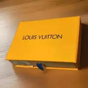Louis Vuitton Gift Box w Lid Wallet Bracelet Gift Storage Authentic 5" x 5.75'