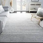 Collection Area Rug 10' x 14' Light Grey Grey Ombre Design Non-Shedding Easy Care Ideal forin Living Room Bedroom,Light Grey Grey,A