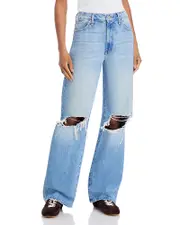 Mother The Dodger Sneak Jeans in Floral Frenzy