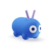 Quut Skippi Kids Indoor/Outdoor Play Ride-On Toy 33x22cm Cosmic Blue 12m+