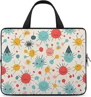 Laptop Case Sleeve Shockproof Computer Carrying Bag Cute Pattern Notebook Case Cover Laptop Bag Water Resistant Computer Cases Tablet Briefcase for Travel Business 12 Inch, Cute Pattern, 12inch