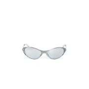 [ACNE STUDIOS] Oval Shield Charm Sunglasses Silver