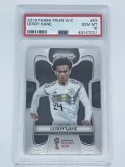 2018 Prizm World Cup #93 Leroy Sane RC - Germany INVEST PSA 10