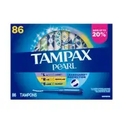 Tampons Multipack w/ LeakGuard Braid, Light/Regular/Super Absorb Unscented 86ct