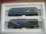 Marklin H0 48342 SBB CFF FFS 2 Sliding Wall Box Car Set - Limited Edn in 2019!!!