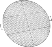 Fire Pit Cooking Grill Grate with 3 Support Bars - Outdoor round BBQ Campfire Gr