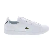 Lacoste Adult Mens Carnaby Pro Bl23 1 Lifestyle Sneakers White Navy US 10