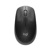 Logitech 910-005913 M190 Full-Size Wireless Mouse - Charcoal, Comfortable, Contoured design