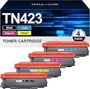 TN423 TN-423 Toner Compatible with Brother TN-423 Toner Multipack TN421 TN-421 for Brother MFC-L8690CDW Toner HL-L8260CDW DCP-L8410CDW HL-L8360CDW (1 Black, 1 Cyan, 1 Magenta, 1 Yellow, Pack of 4)