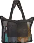 HAOGUAGUA Portable Mesh Shower Caddy, Quick Dry Tote Bag with Large, Black