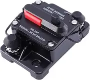 HOMSFOU Car Fuse Circuit Breaker Boat Trolling Circuit Breaker for Trolling Motor Automotive Auto Reset Circuit Breaker Truck Inverter Rv Inverter Retractable Stopper Plastic