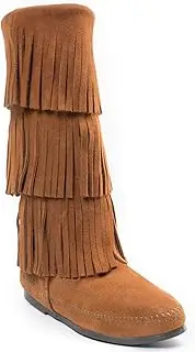 Minnetonka Women's 3-Layer Fringe Boot