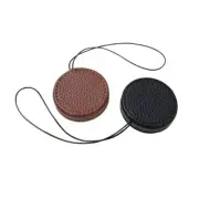 Durable Leather Lens Cover Sticker Lens Cap fits Fujifilm Instax mini EVO Camera