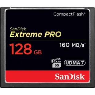 SanDisk CF Extreme Pro CompactFlash 記憶卡 (160MB UDMA 7 + VPG65) 128GB SDCFXPS-128G-X46 香港行貨