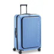 Delsey Paris Securitime Top Opening 77cm Large Suitcase Lavender Blue