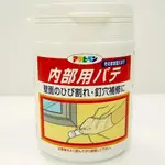 日本 ASAHIPEN 牆壁細紋/防裂填縫劑 白 400G