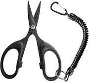 Milisten Fishing Scissors Durable Braided Line Cutters Lightweight Portable Fishing Gear for Outdoor Use Multipurpose Tool for Cutting Braid Mono and More Coated