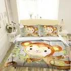 3D Yellow Monkey A149 Bed Pillowcases Quilt Duvet Cover Uta Naumann Zoe