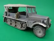 King & Country WS229 Sd.Kfz.10 Ausf. B Demag, Retired, As New Cond