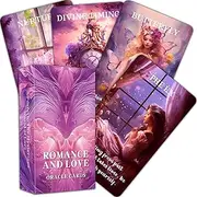 Love Oracle Cards, Romantic Love and Relationship Cards for Soulmates and Twin Flames, Guide You on The Journey of Love,Tarot Cards for Beginners