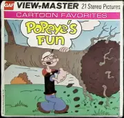 POPEYE'S FUN 3d View-Master 3 Reel Packet NEW SEALED