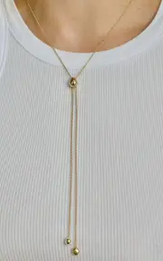 [Octavia Elizabeth] Coast 18K Yellow Gold Diamond Necklace