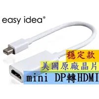 在飛比找蝦皮購物優惠-主動式美國原廠晶片 Mini DisplayPort轉HDM