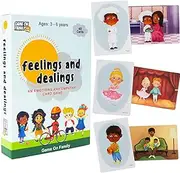 Feelings and Dealings: An Emotions and Empathy Card Game | Award-Winning | Therapy Games for Kids | Social and Emotional Skills Development | Feelings Flash Cards
