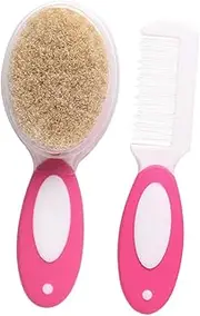 ULDIGI 2pcs Hairbrush Comb Scalp Massager for Newborns Gentle Care for Sensitive Scalp