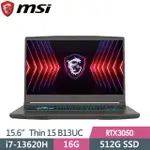 全新未拆 MSI微星 THIN 15 B13UC-1418TW 15.6吋電競筆電