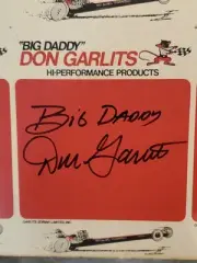 SIGNED Don Garlits NHRA 1960s RACE USED Old Stock Oil Filter Box from His SHOP