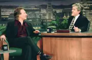 Comedian Bill Maher during an interview with host Jay Leno on Mar- Old Photo 2