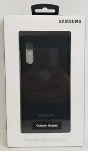 Silicone Case for Samsung Galaxy Note10 Cell Phones - Black
