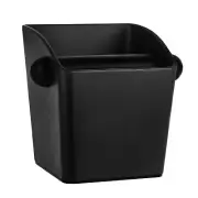 Espresso Knock Box Square High Side Wall Splash Prevention Design Knock Box S...