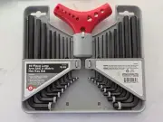 Allen Wrench Hex Key 19 Piece Set Long Arm SAE & Metric w/Handle (NOS)