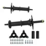 40 Inch Rear Axle Kit with 3 Stud Hub Fit For 6 Inch and 7 Inch wheels