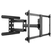 Brateck LPA70-486 Premium 43-90" Full Motion TV Wall Mount Bracket with Free Tilt Design.MaxVESA800x400, Max Load 70Kgs, Max Arm Extension 660mm, Bubble Level Included. Gloss Black [LPA70-486]