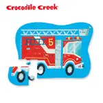 《美國CROCODILE CREEK》迷你造型拼圖系列-消防車(12片)