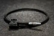 2-Pin Lemo to Anton Bauer P-Tap Power Cable GENUINE w/ Braided PET Sheathing