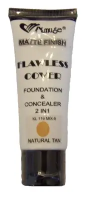 Amuse Flawless Cover KL 119 Mix-5 Natural TanMatte Finish Foundation & Concealer