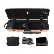 Violin Case 4/4 size Carbon Fiber Hard shell with Combination lock Backstraps
